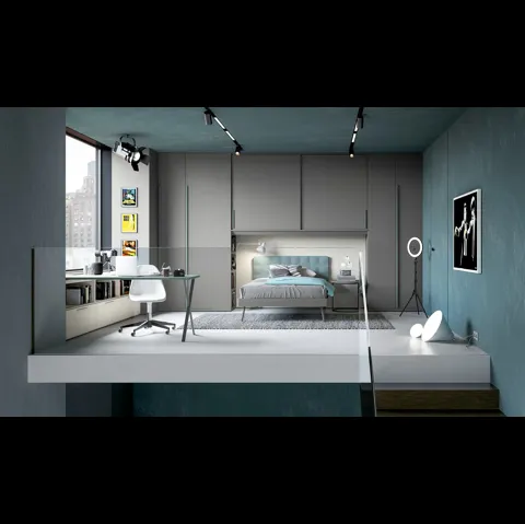 Cameretta a ponte Layout 04B di Doimo Cityline