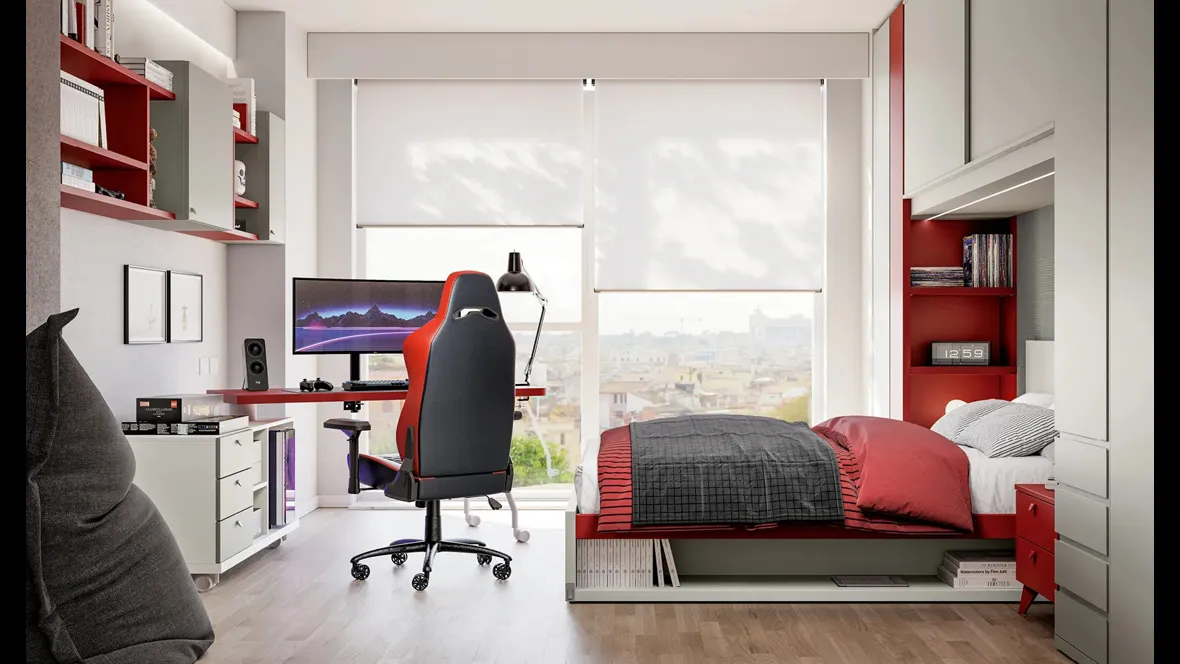 Cameretta a ponte Layout 05B di Doimo Cityline