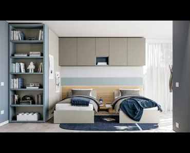 Cameretta Layout 06B di Doimo Cityline