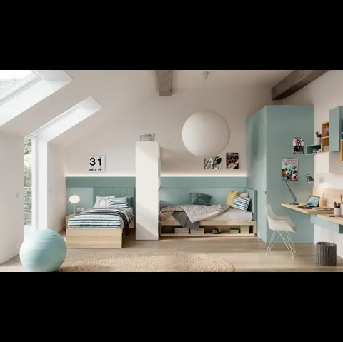 Cameretta Layout 07B di Doimo Cityline