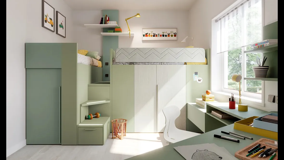 Cameretta Layout 10B di Doimo Cityline