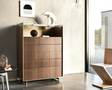 Cassettiera Cabaret Glass di Sangiacomo