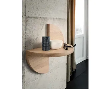 Comodino Petalo in legno massello di Alta Corte