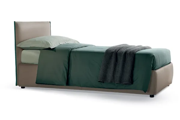 Letto con contenitore DIONISIO STANDARD Singolo di Rosini