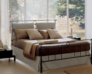 Letto matrimoniale in ferro battuto Dylan di Bontempi