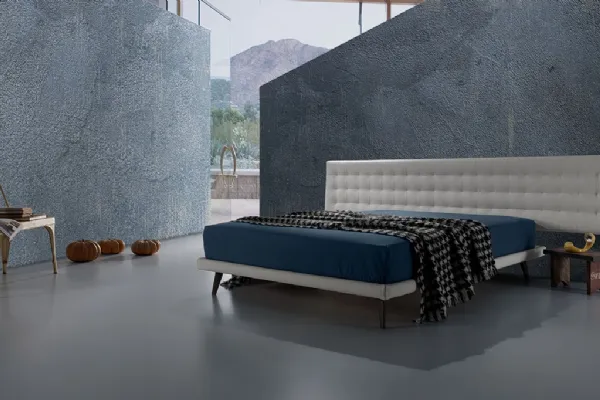 Letto matrimoniale con testiera importante Twist Lersa 290 di Excò