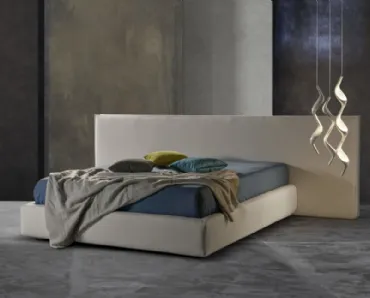 Letto semplice ed elegante con contenitore Milo Ring 28 di Excò