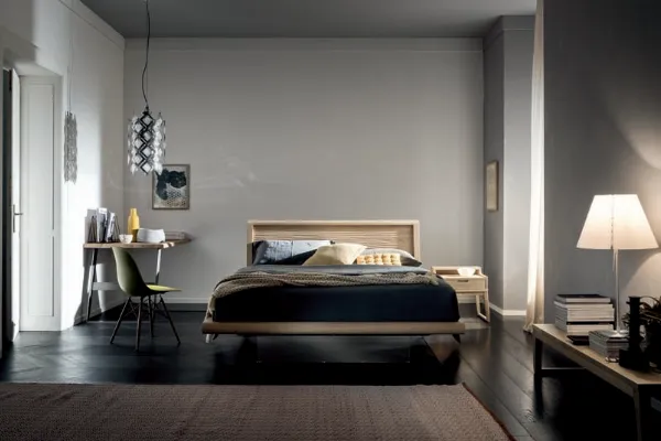 Letto moderno in legno Willow di Alta Corte