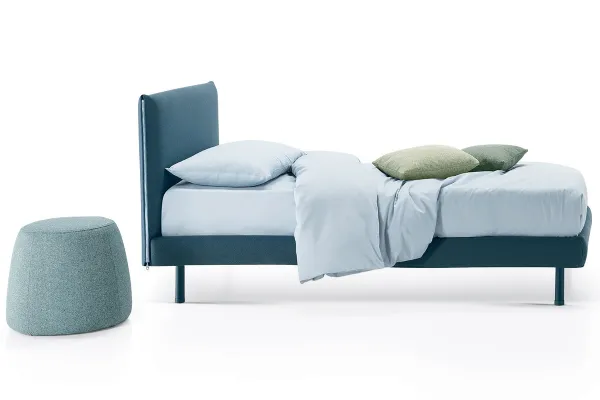 Letto con testiera ZIP Letto singolo di Rosini