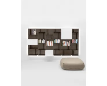 Libreria sospesa in metallo e laccato Avenue 02 di Md House