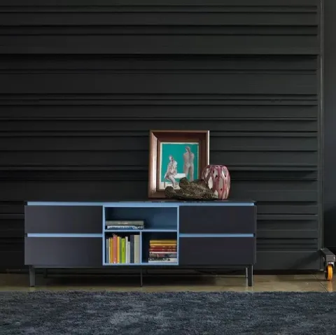 Madia Cosmopolitan Cristallo Blu di Bontempi