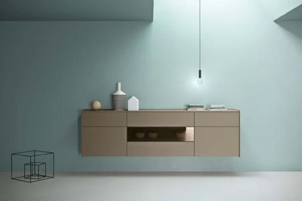 Madia in laccato opaco color corda Maxima 04 di Md House