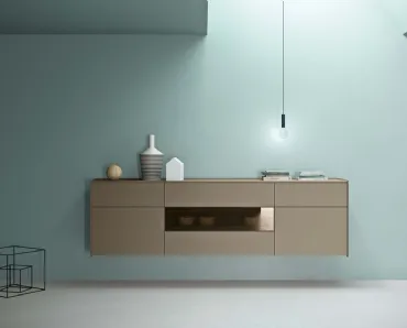 Madia in laccato opaco color corda Maxima 04 di Md House