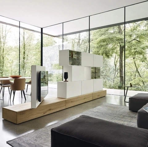 Mobile Porta Tv Tv Units Roto Lampo di Sangiacomo