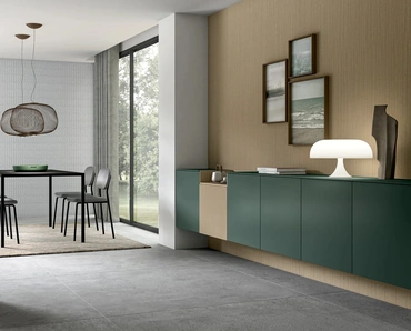 Mobile sospeso Living Glass di Arredo3