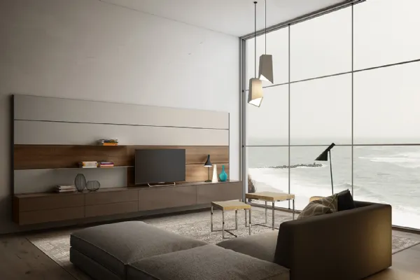 Parete Attrezzata Living 01 di Arredo3