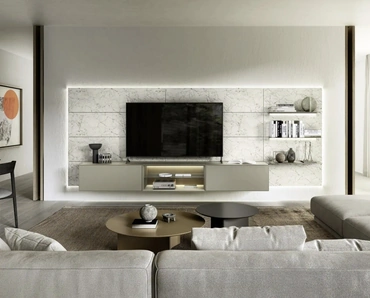 Parete Attrezzata Domino Boiserie 05 di Sangiacomo