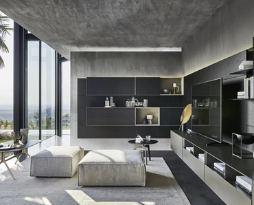 Parete Attrezzata Domino Boiserie 06 di Sangiacomo