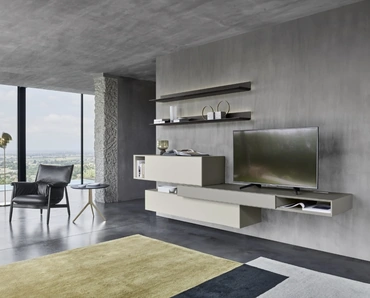 Parete Attrezzata sospesa Domino 04 di Sangiacomo