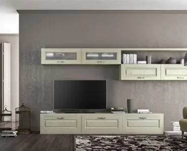 Parete Attrezzata in legno Verona IV di Arredo3