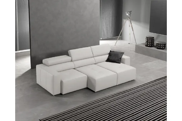 Divano lineare con seduta relax a libera estrazione Bongo di Excò