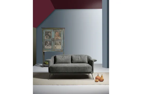 Divanoa due posti in tessuto Mix Sofa di Excò