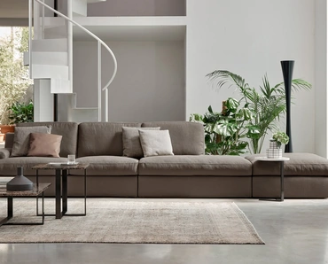 Divano lineare Oxford Regular di Rosini Divani