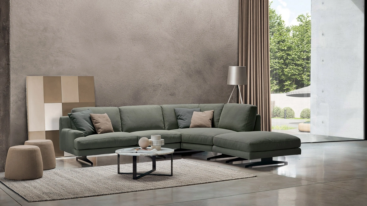 Divano angolare Oxford Top di Rosini Divani