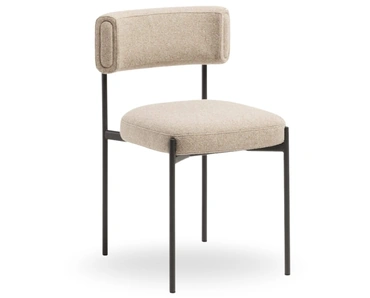 Sedia Amelie in tessuto imbottito di Midj