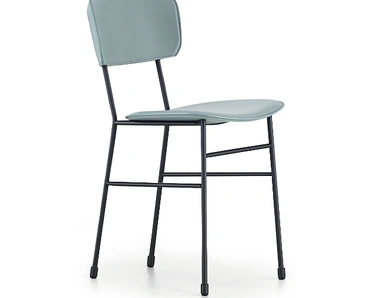 Sedia in cuoio Master di Midj