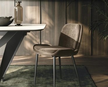 Sedia in tessuto imbottito Mia di Sedit