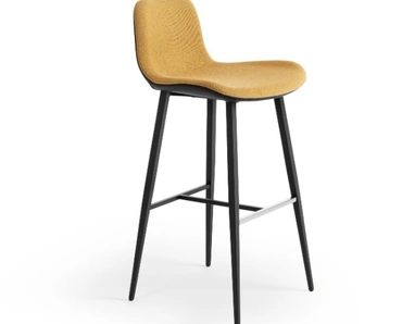 Sgabello imbottito Dalia di Midj