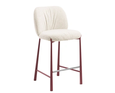 Sgabello imbottito Mys di Midj