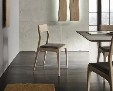 Sedia di design Nice in legno massello di Alta Corte