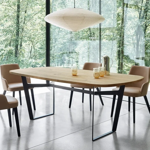 Sedia Eva in ecopelle con Braccioli di Sangiacomo