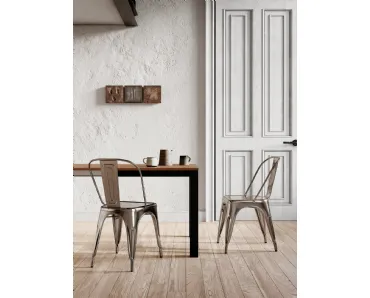 Sedia Seven in metallo verniciato di Arredo3
