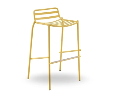 Sgabello in metallo Trampoliere di Midj