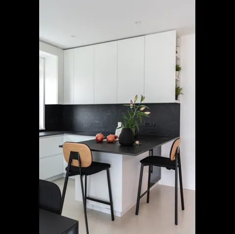 Sgabello con rivestimento in tessuto Tata6 di Pointhouse