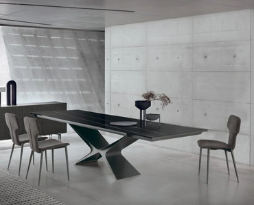 Tavolo allungabile Baltik Glass Decor di Sedit