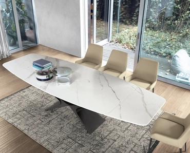 Tavolo con top in ceramica Baltik di Sedit