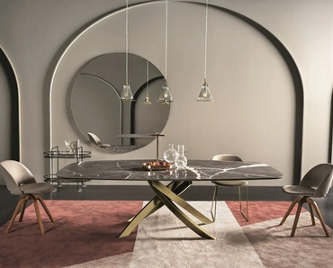 Tavolo Artistico in SuperMarmo di Bontempi