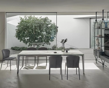 Tavolo allungabile Duke in SuperMarmo di Bontempi