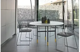 Tavolo Glamour Rotondo di Bontempi
