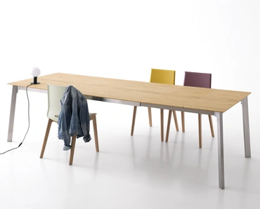 Tavolo allungabile Krono Angoli Raggiati di Pointhouse