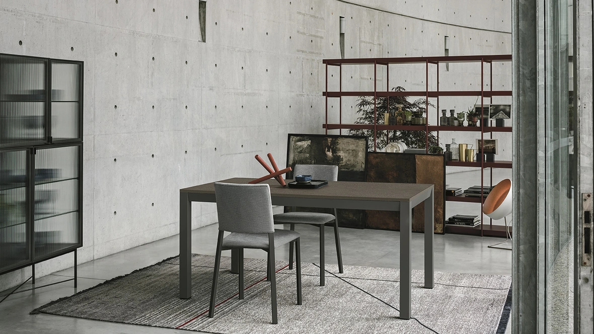 Tavolo allungabile Space in materico calce di Sedit