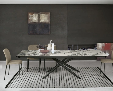 Tavolo allungabile Tiffany Glass Decor di Sedit