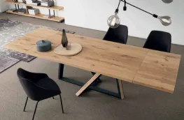 Tavolo di design allungabile in legno Wien di Alta Corte