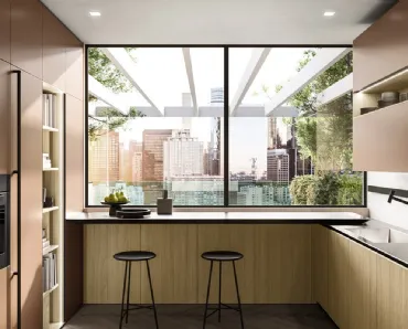 Cucina Design angolare Ak Project 02 di Arrital
