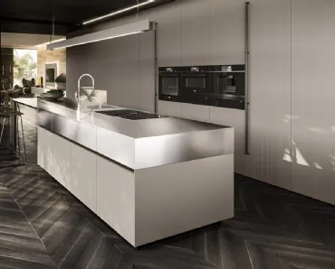 Cucina Design con isola Ak Project 07 di Arrital