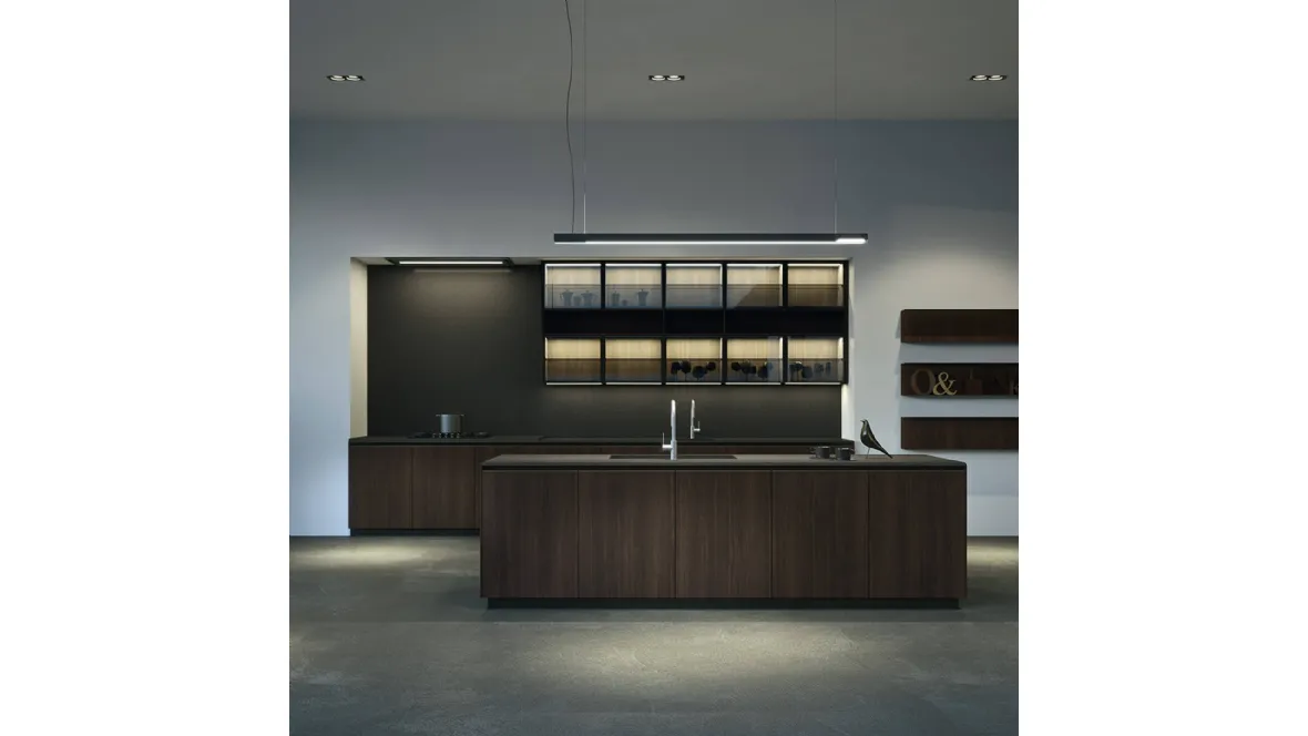 Cucina Design con isola Ak Project 12 di Arrital